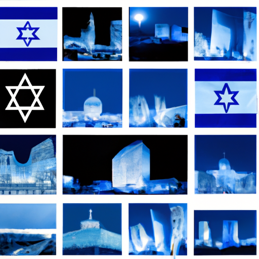 Solidaritate cu Israel. Mai multe clădiri din întreaga lume au fost luminate în culorile drapelului israelian